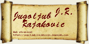 Jugoljub Rajaković vizit kartica